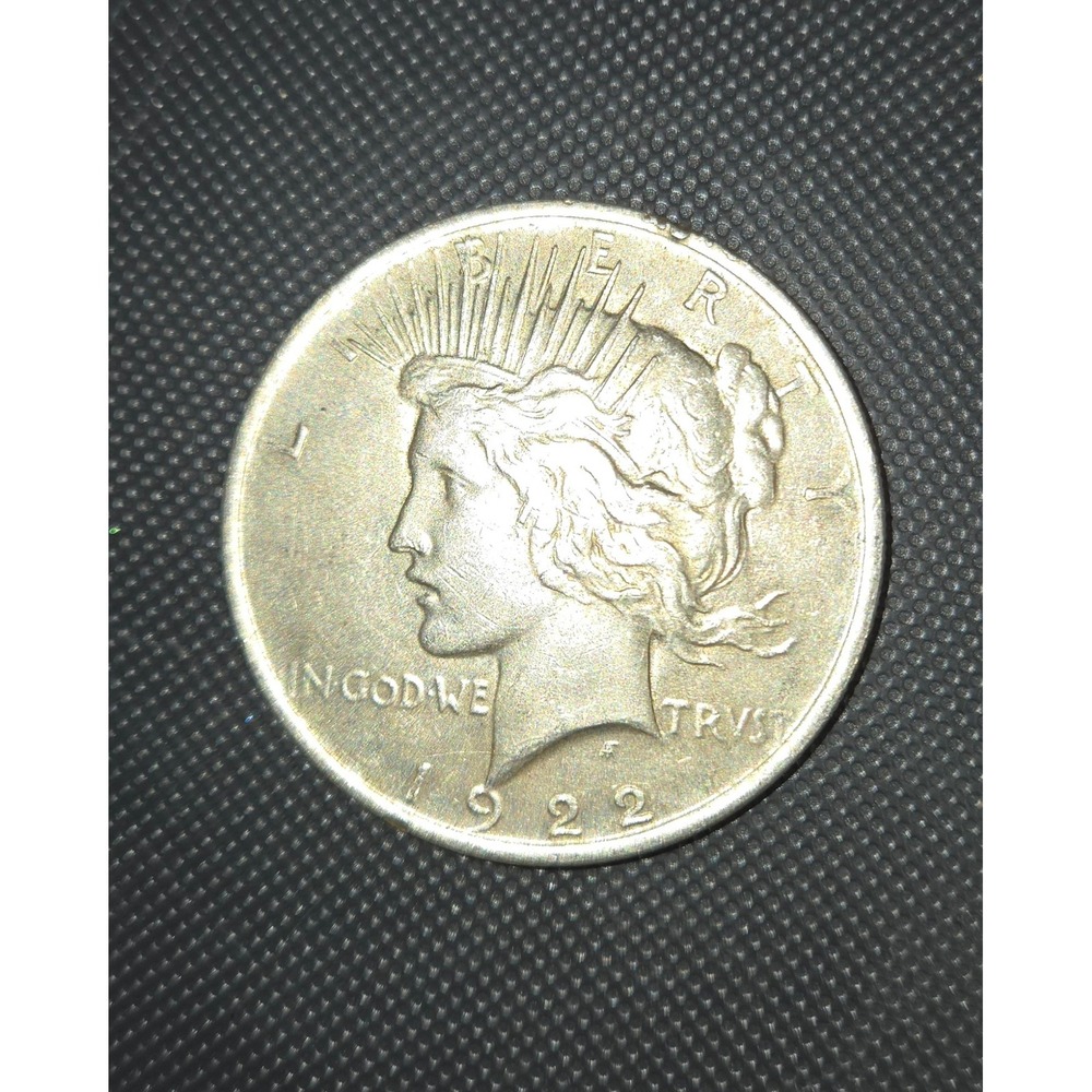 1922 Peace Silver Dollar US Mint Philadelphia 90% Silver Coin